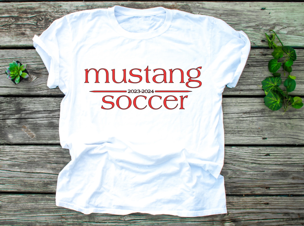 Mustang Soccer 2023-2024 - Cotton T-Shirt (Unisex)