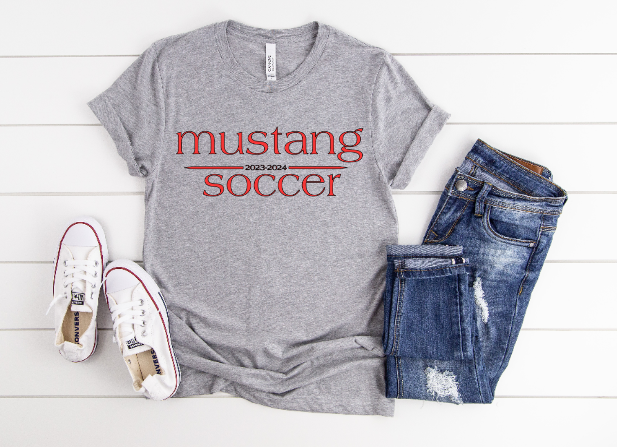 Mustang Soccer 2023-2024 - Cotton T-Shirt (Unisex)