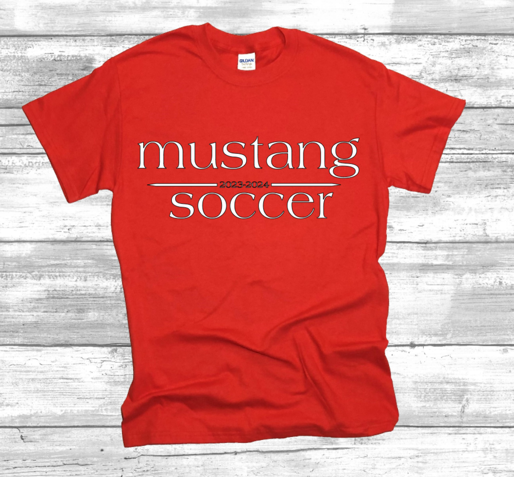 Mustang Soccer 2023-2024 - Cotton T-Shirt (Unisex)