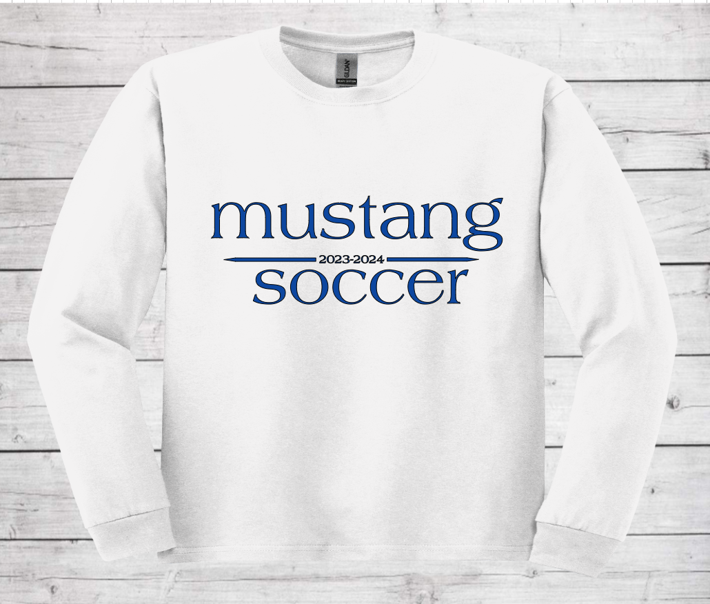Mustang Soccer 2023-2024 - Dri-Power Long Sleeve Shirt (Unisex)