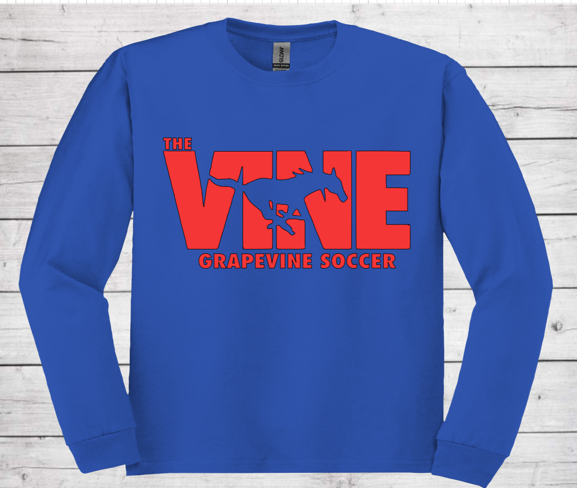 The Vine Soccer - Dri-Power Long Sleeve Shirt (Unisex)