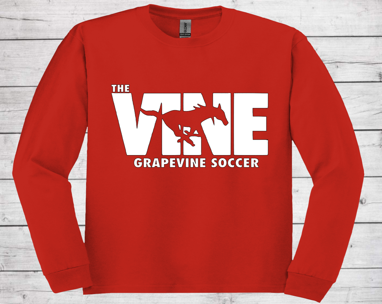 The Vine Soccer - Dri-Power Long Sleeve Shirt (Unisex)