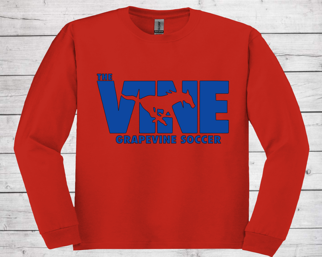 The Vine Soccer - Dri-Power Long Sleeve Shirt (Unisex)