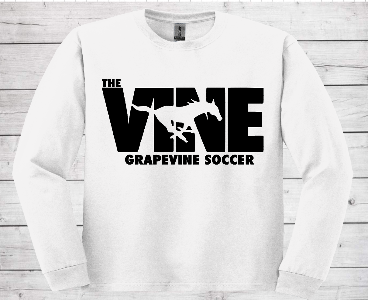 The Vine Soccer - Dri-Power Long Sleeve Shirt (Unisex)