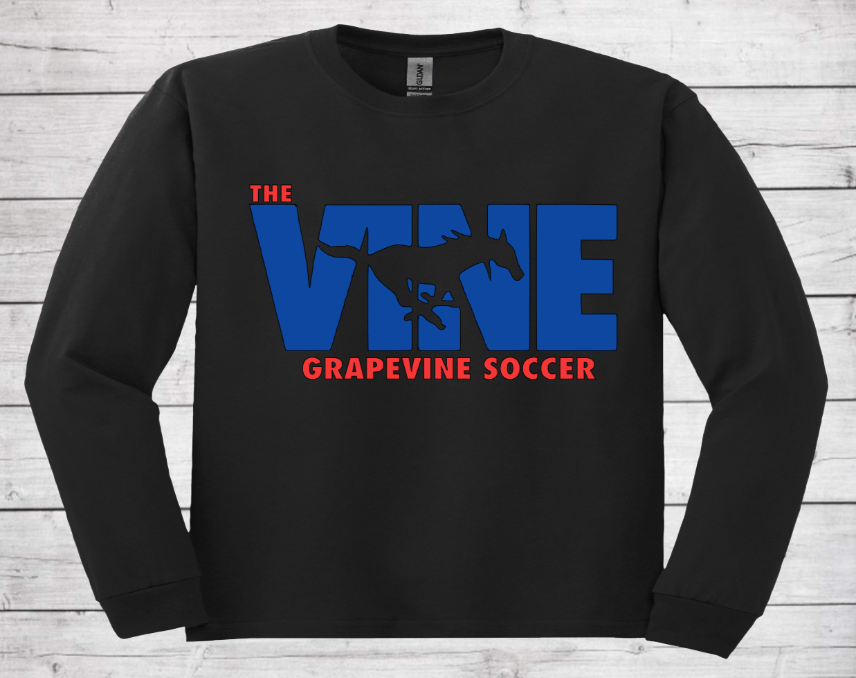The Vine Soccer - Dri-Power Long Sleeve Shirt (Unisex)