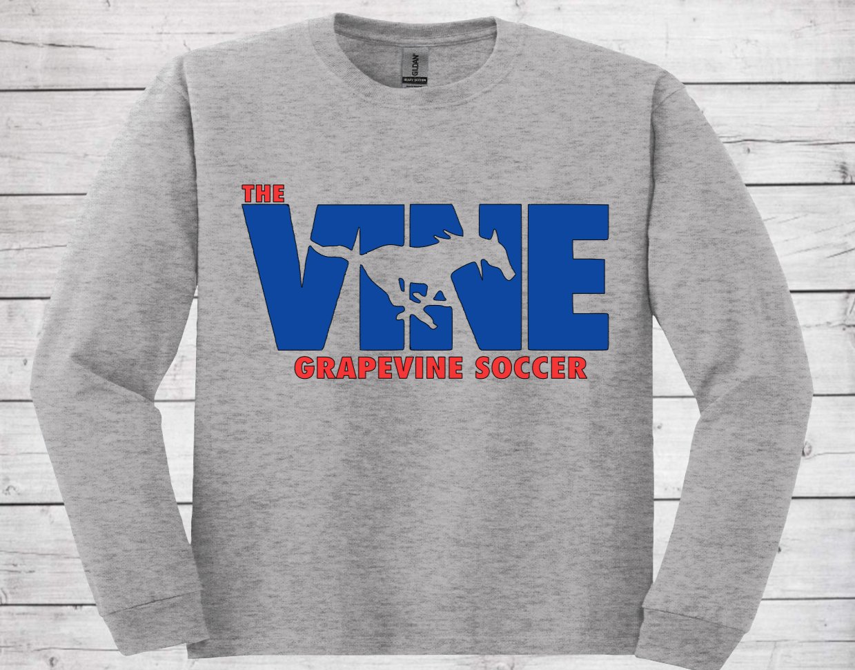 The Vine Soccer - Dri-Power Long Sleeve Shirt (Unisex)