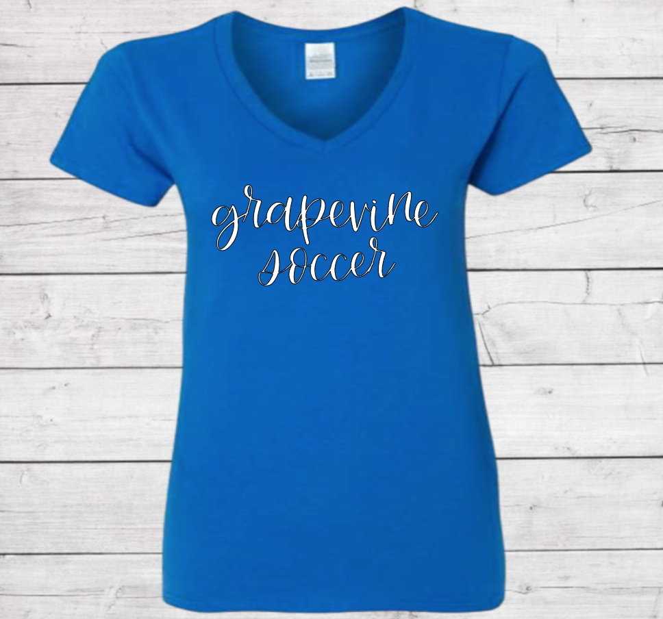 Grapevine Soccer - Woman's V-Neck Shirt