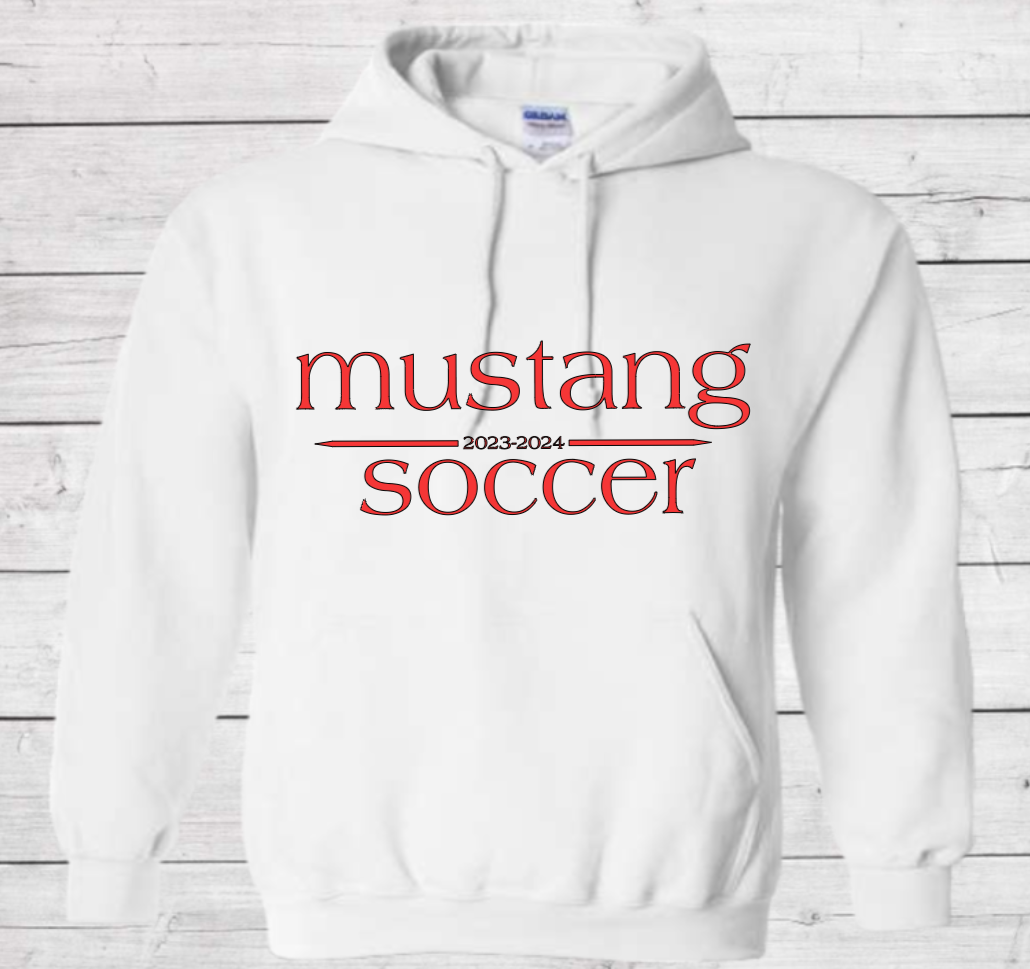 Mustangs Soccer 2023-2024 - Hoodie (Unisex)