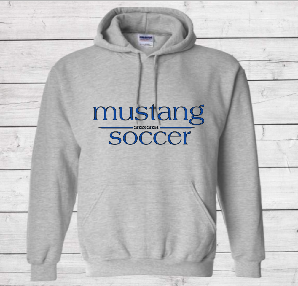 Mustangs Soccer 2023-2024 - Hoodie (Unisex)
