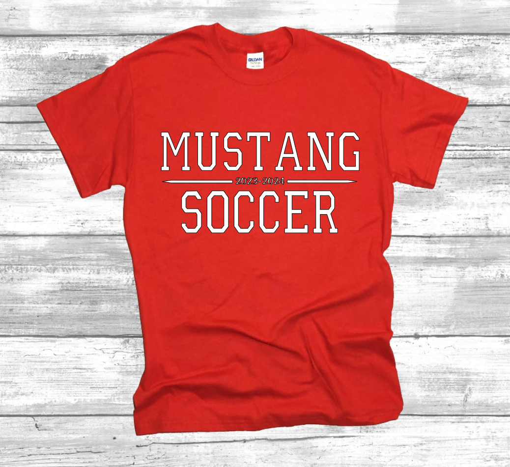 Mustang Soccer 2023-2024 Style #2 - Dri-Power Performance Shirt (Unisex)