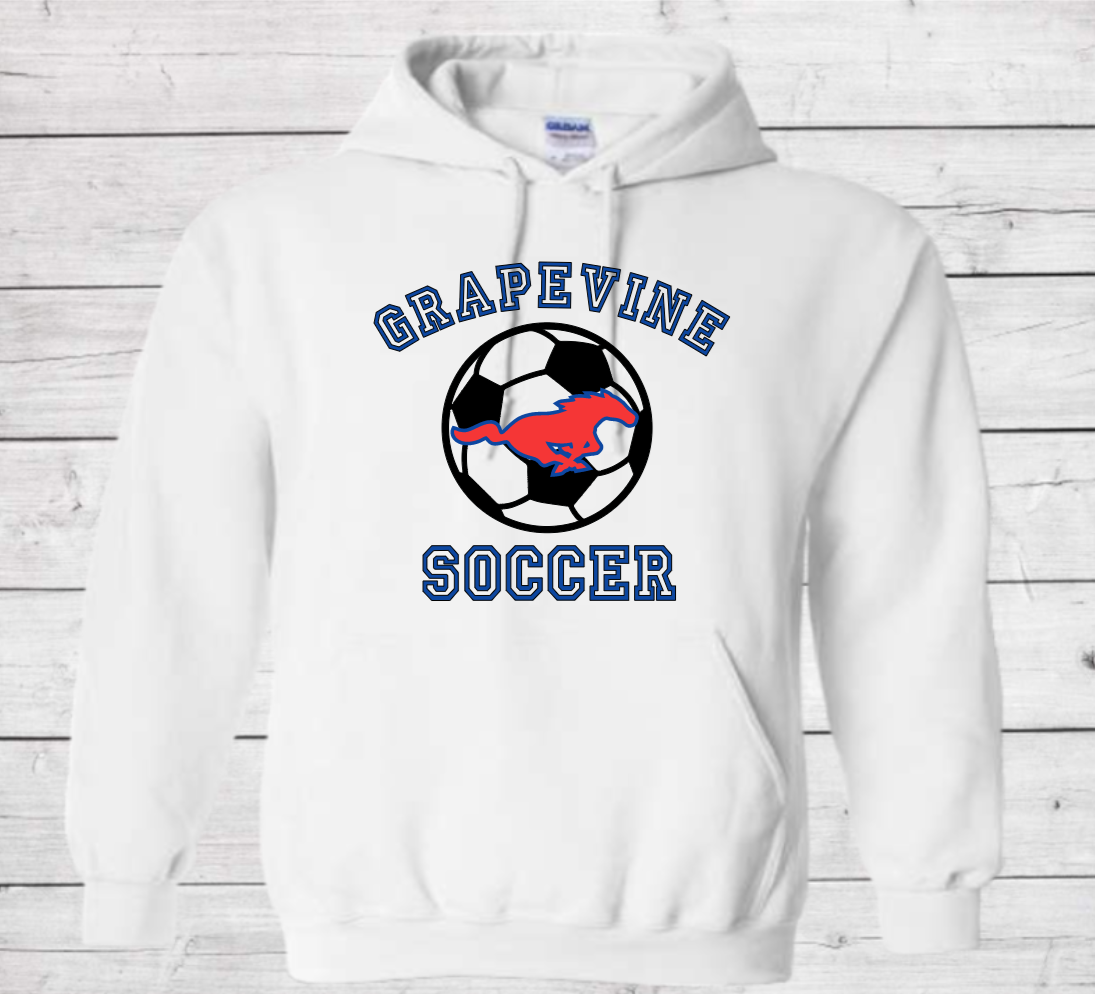 Grapevine Soccer with Soccer Ball - Hoodie (Unisex)