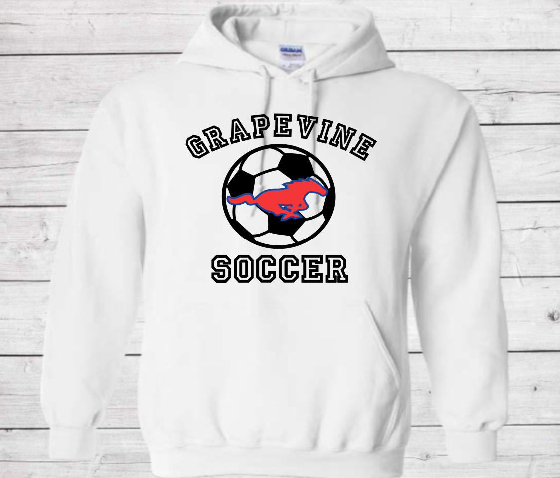 Grapevine Soccer with Soccer Ball - Hoodie (Unisex)