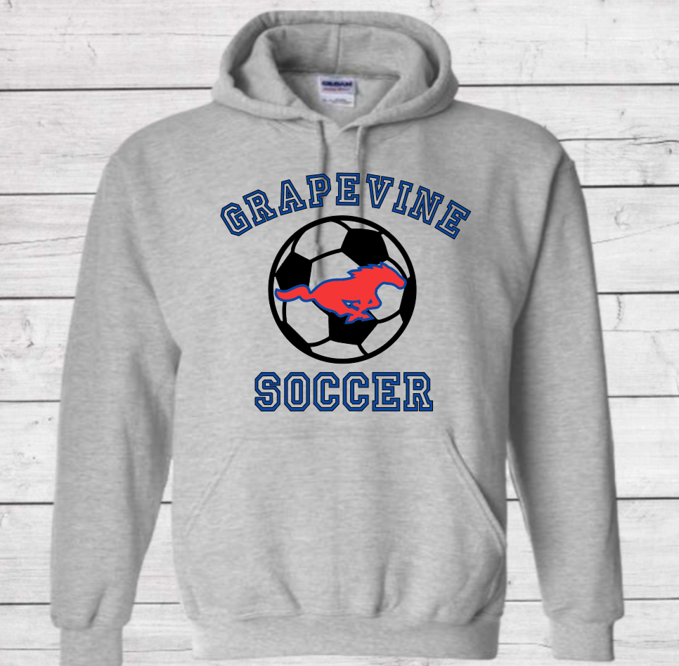 Grapevine Soccer with Soccer Ball - Hoodie (Unisex)