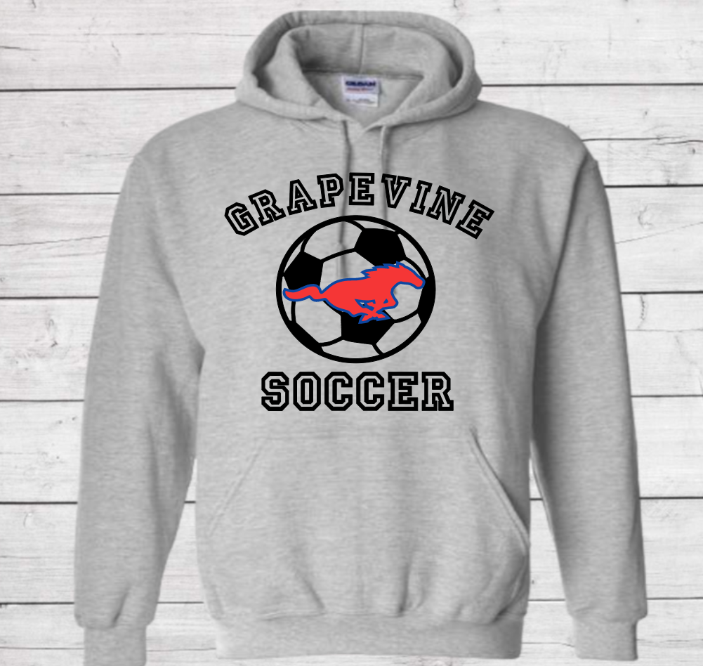 Grapevine Soccer with Soccer Ball - Hoodie (Unisex)