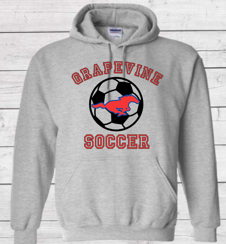 Grapevine Soccer with Soccer Ball - Hoodie (Unisex)