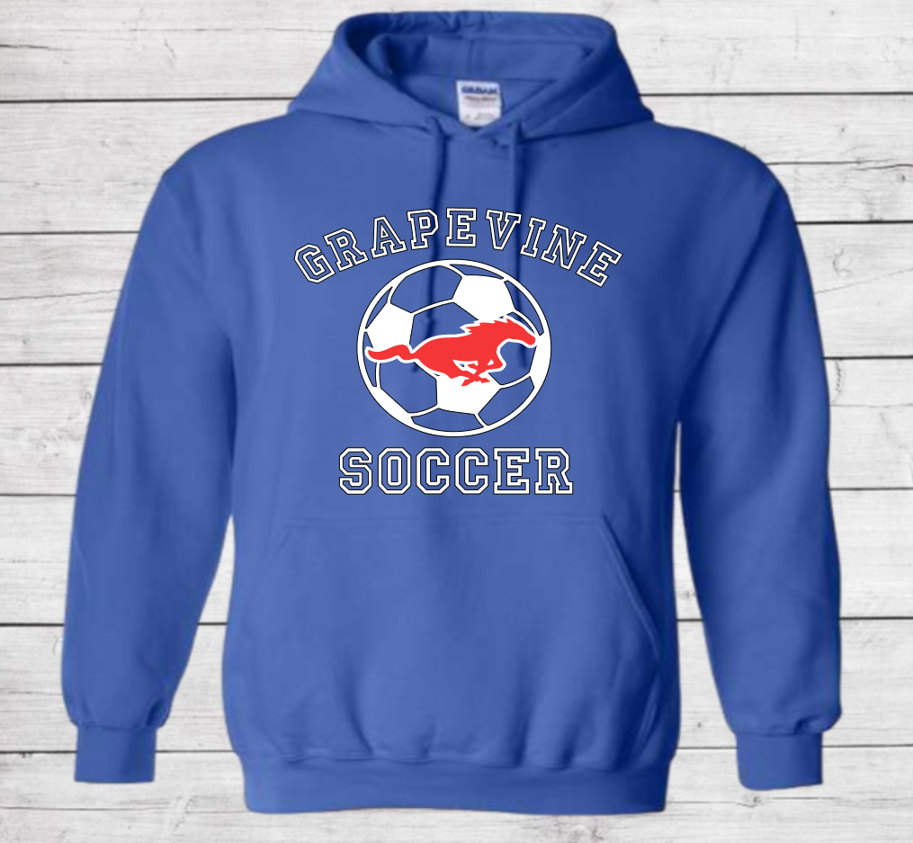 Grapevine Soccer with Soccer Ball - Hoodie (Unisex)