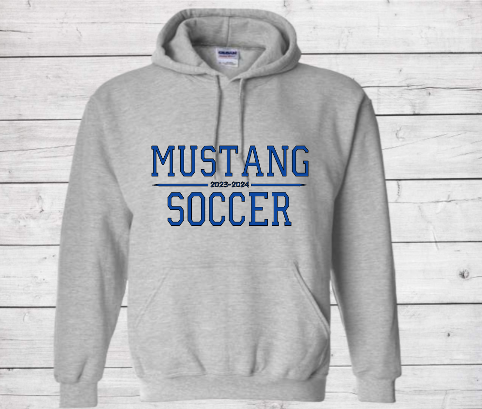 Mustangs Soccer 2023-2024 Style #2 - Hoodie (Unisex)