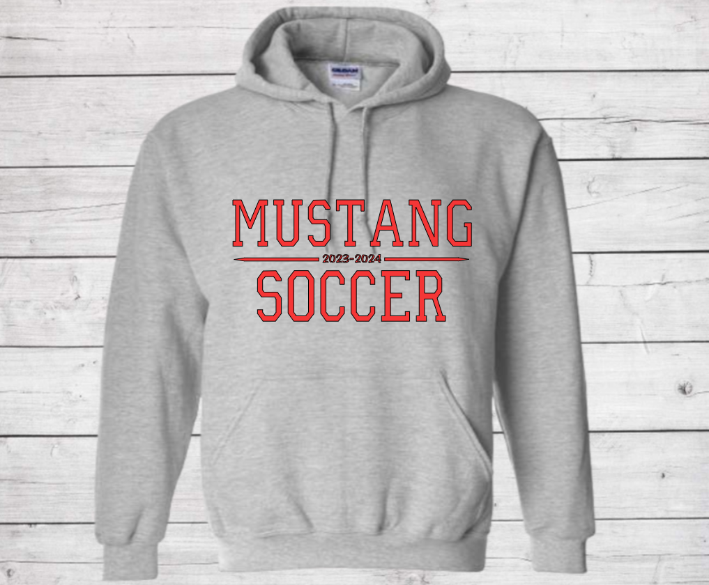 Mustangs Soccer 2023-2024 Style #2 - Hoodie (Unisex)