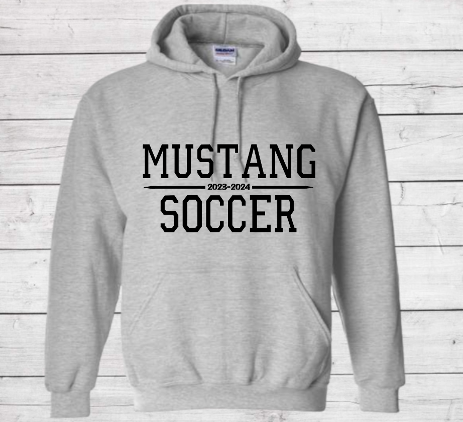 Mustangs Soccer 2023-2024 Style #2 - Hoodie (Unisex)