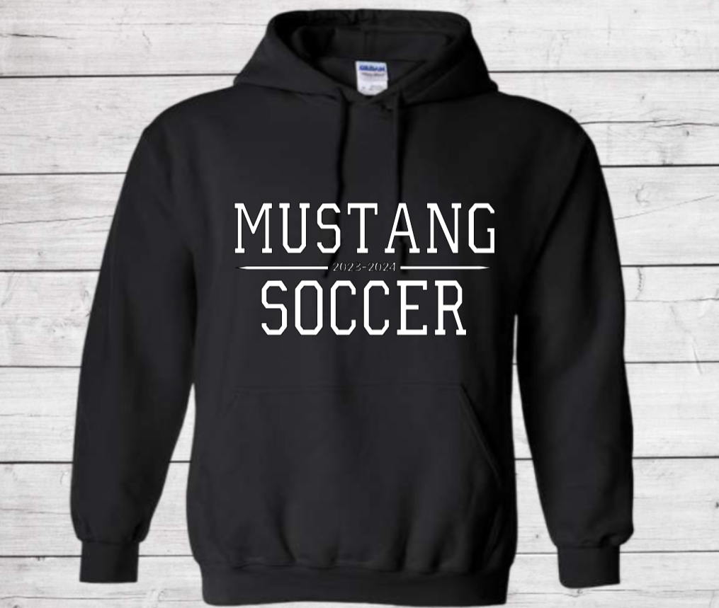 Mustangs Soccer 2023-2024 Style #2 - Hoodie (Unisex)