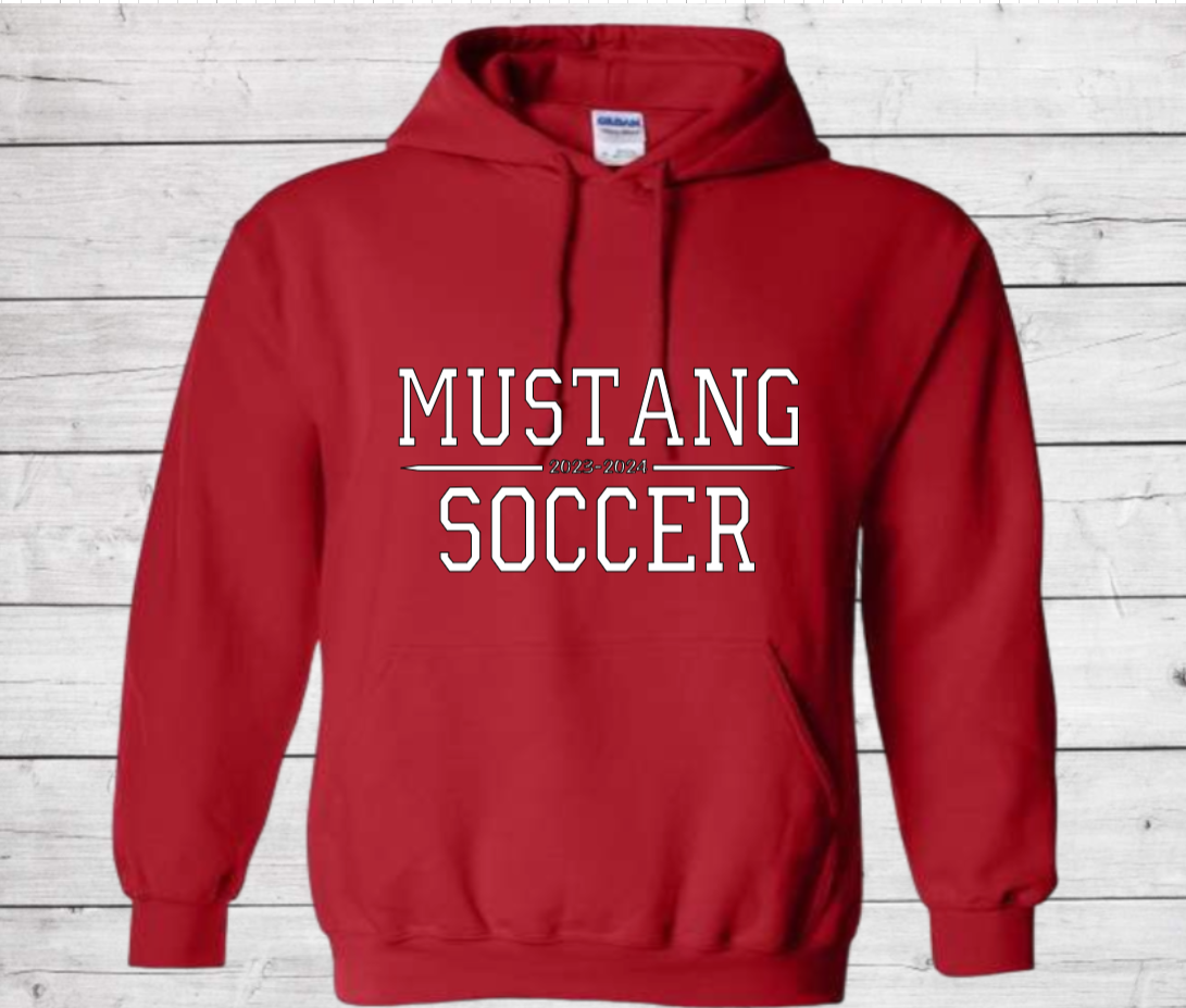 Mustangs Soccer 2023-2024 Style #2 - Hoodie (Unisex)