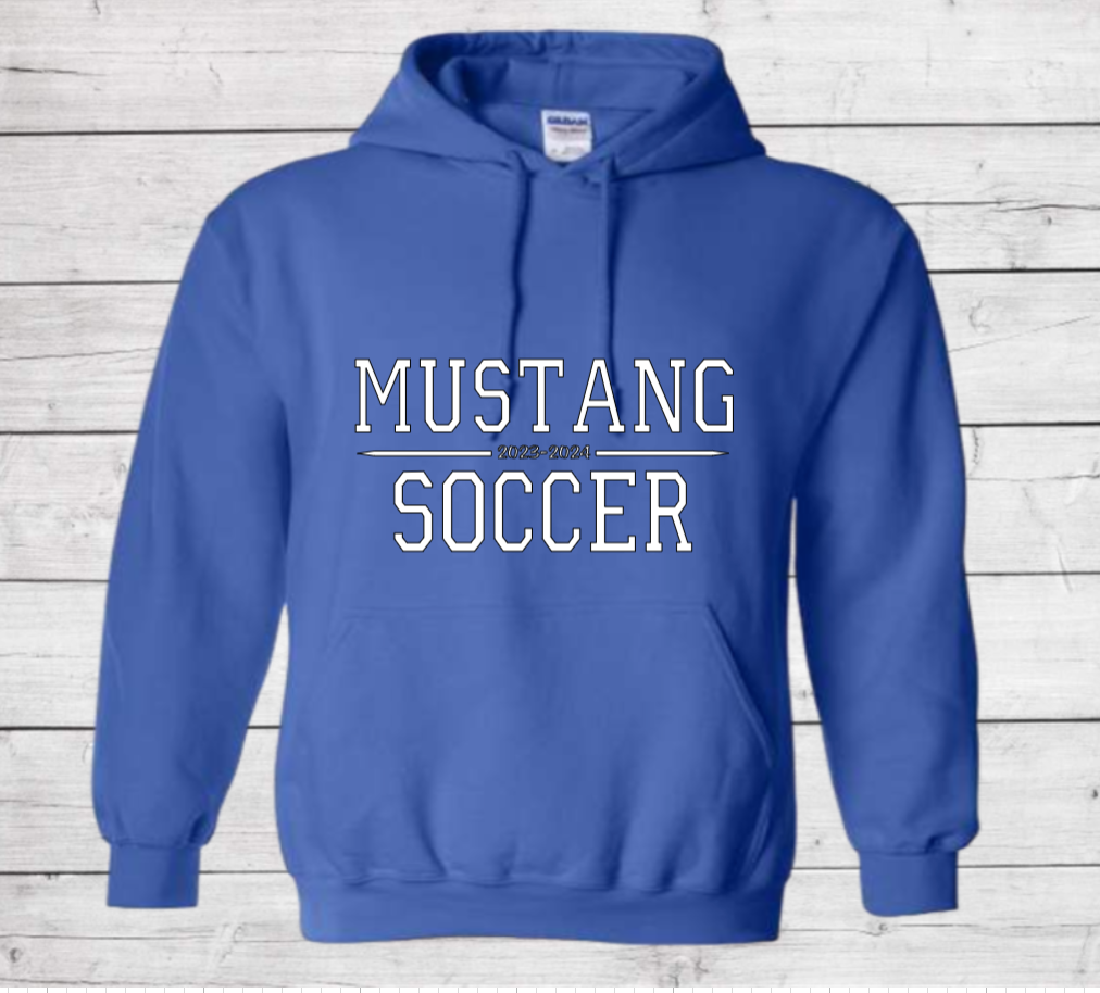 Mustangs Soccer 2023-2024 Style #2 - Hoodie (Unisex)