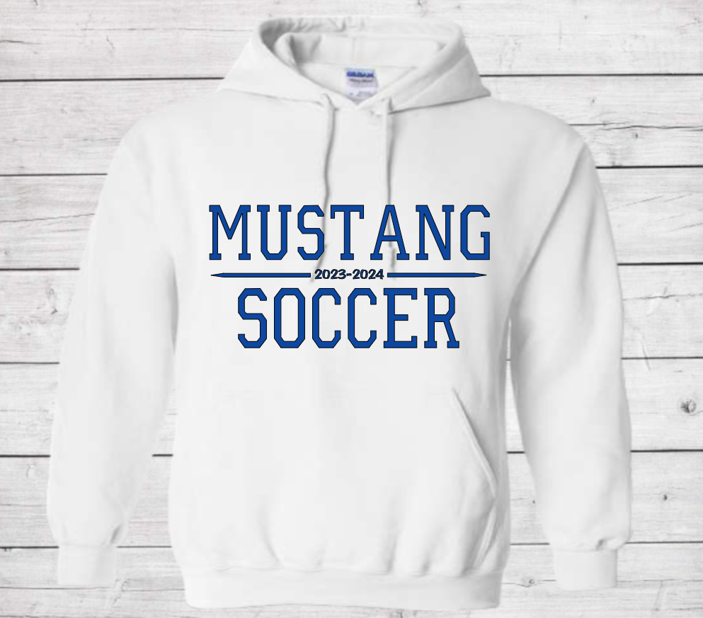 Mustangs Soccer 2023-2024 Style #2 - Hoodie (Unisex)