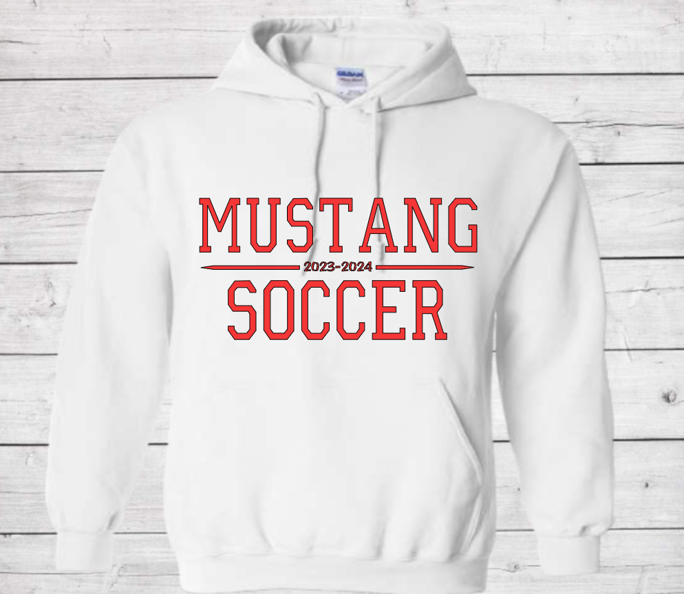 Mustangs Soccer 2023-2024 Style #2 - Hoodie (Unisex)