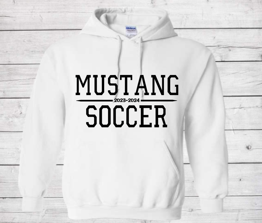 Mustangs Soccer 2023-2024 Style #2 - Hoodie (Unisex)