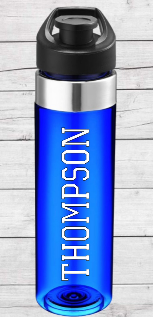The Vine Soccer 20 oz Plastic Water Bottle - Blue
