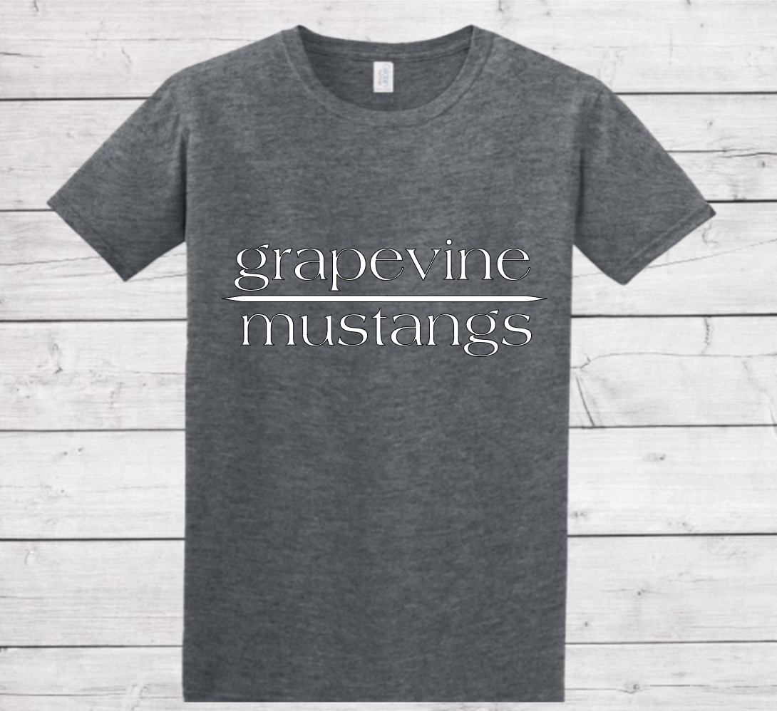 Grapevine Mustangs - Cotton T-Shirt (Unisex)