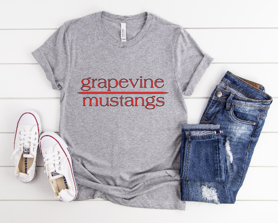 Grapevine Mustangs - Dri-Power Performance Shirt (Unisex)