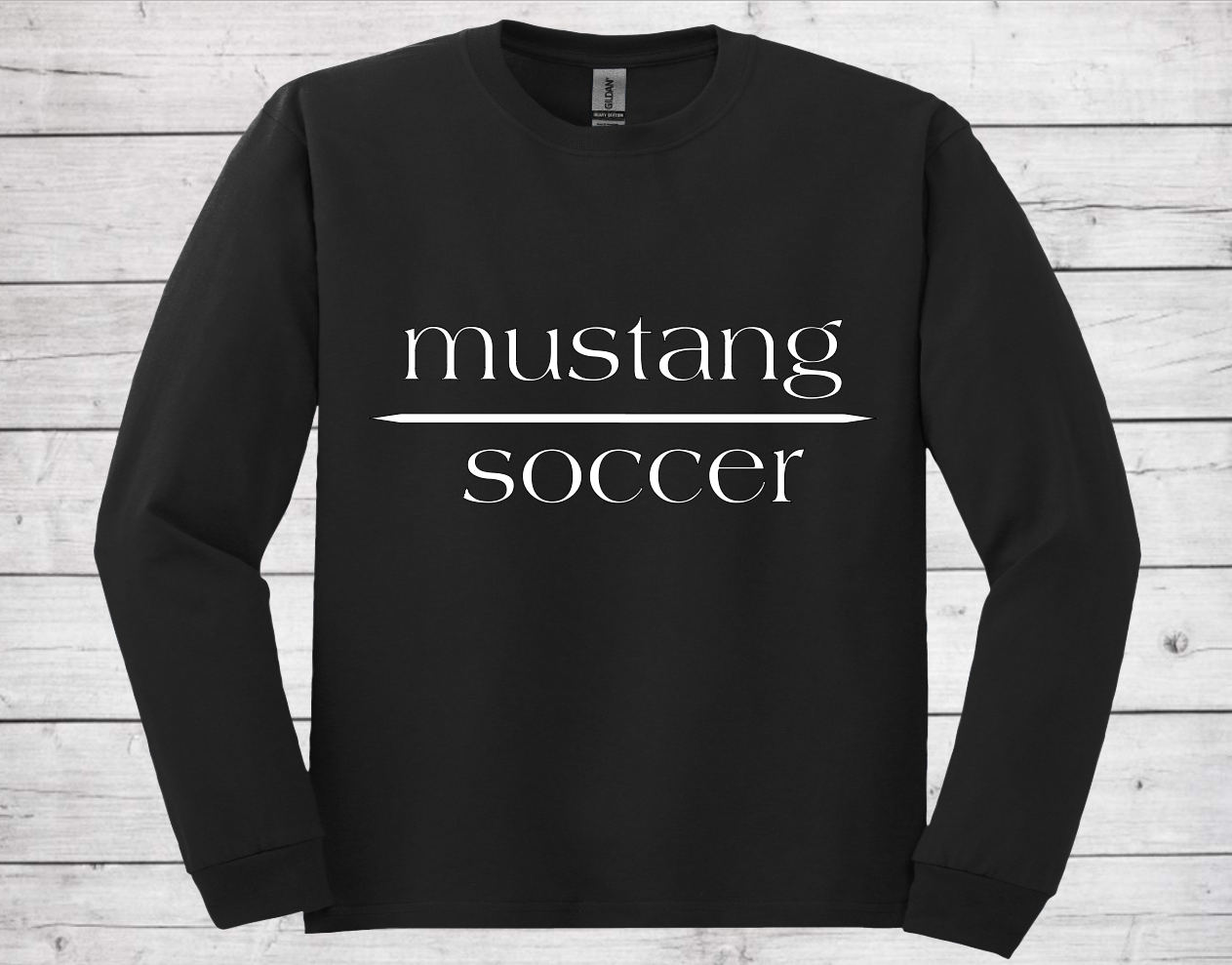 Mustang Soccer with No Date - Dri Power Long Sleeve (Unisex)