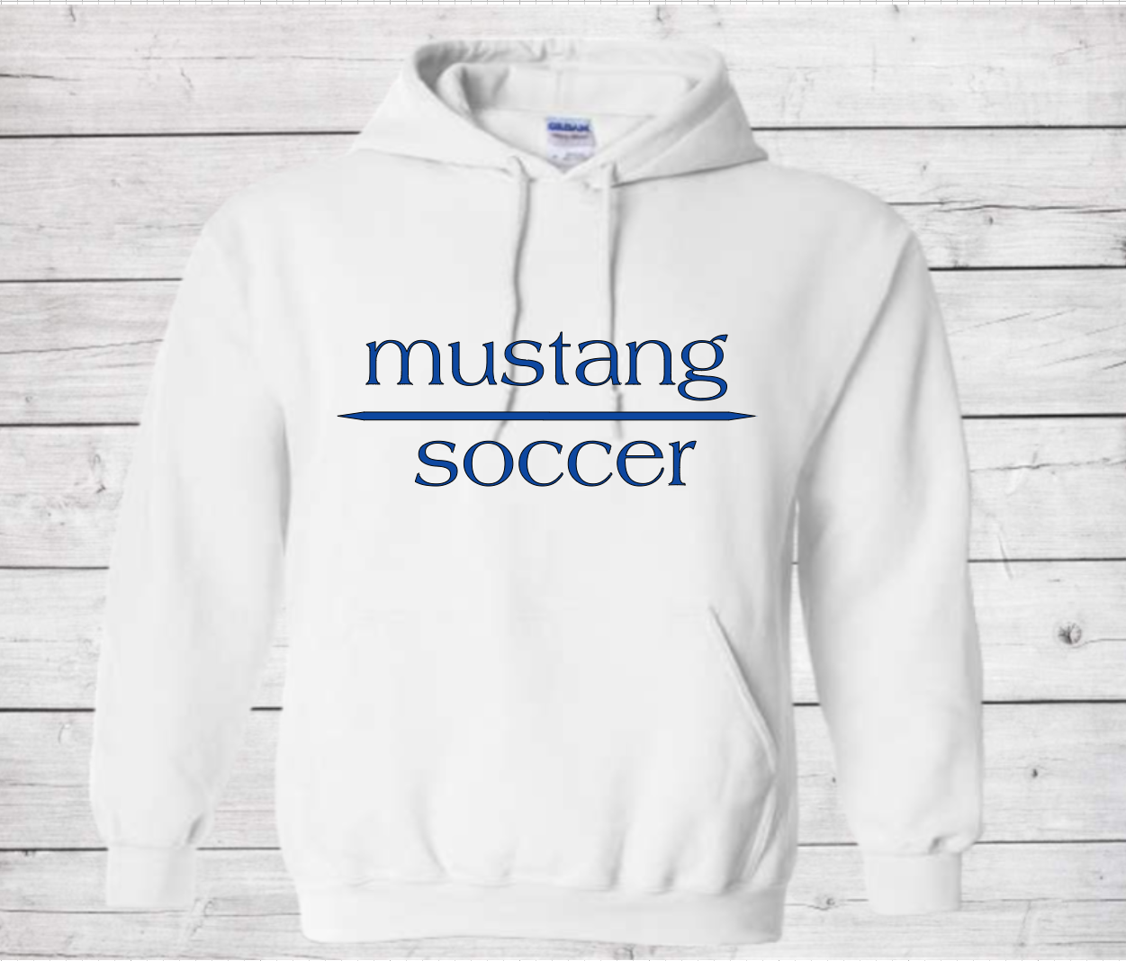 Mustang Soccer with No Date - Hoodie (Unisex)