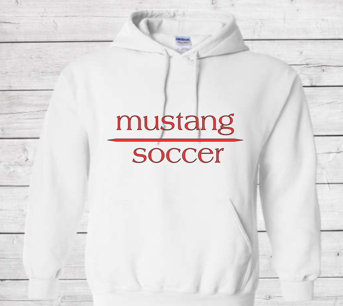 Mustang Soccer with No Date - Hoodie (Unisex)