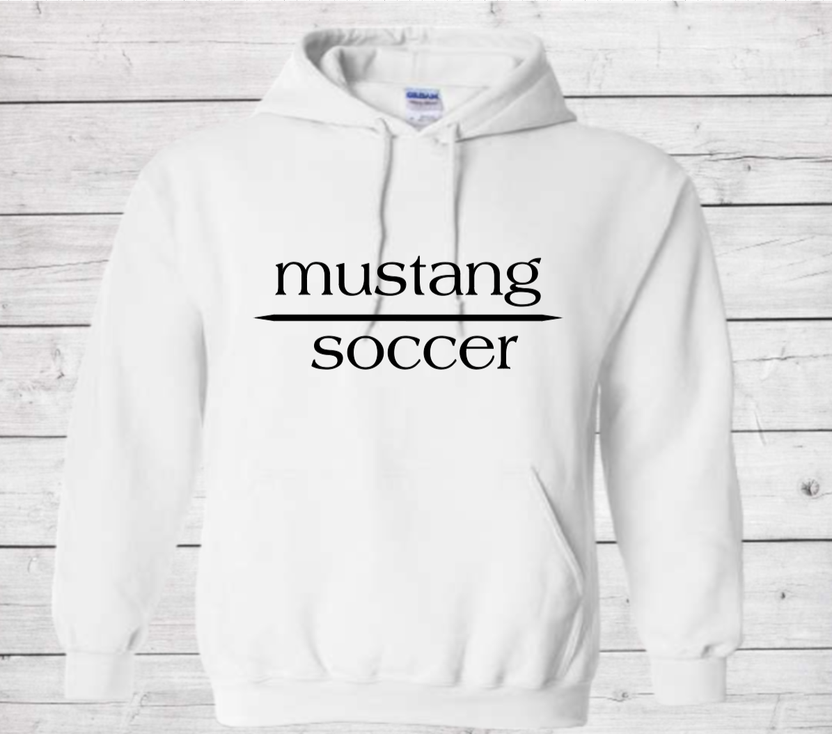 Mustang Soccer with No Date - Hoodie (Unisex)