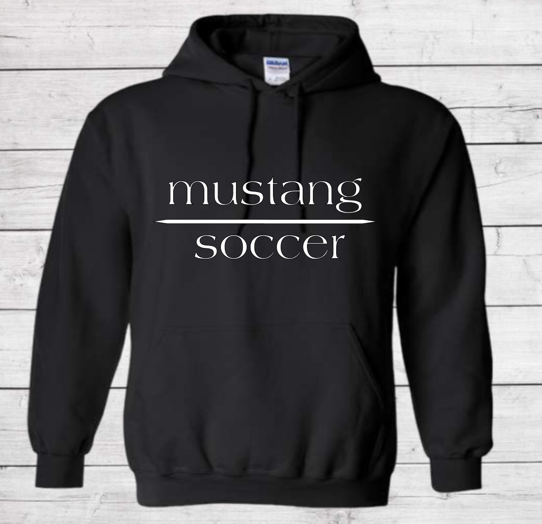 Mustang Soccer with No Date - Hoodie (Unisex)