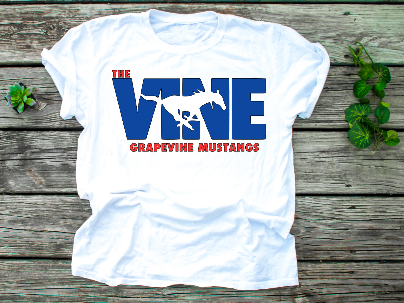 The Vine Grapevine Mustangs - Dri-Power Performance Shirt (Unisex)