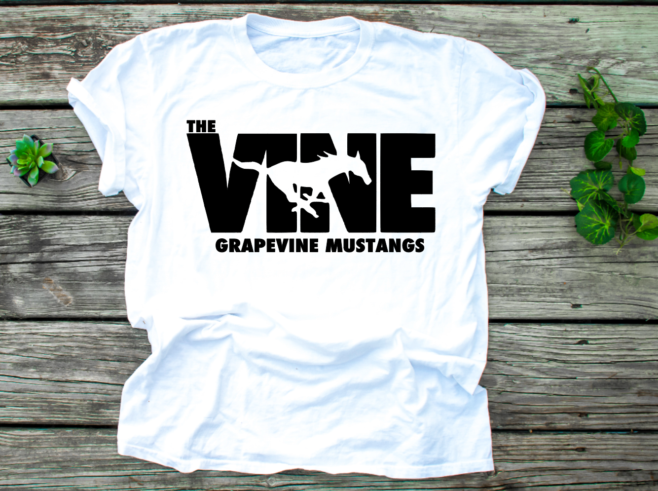 The Vine Grapevine Mustangs - Dri-Power Performance Shirt (Unisex)