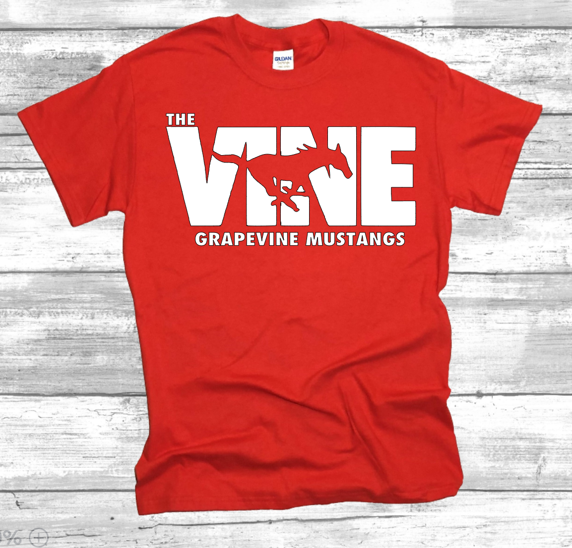 The Vine Grapevine Mustangs - Dri-Power Performance Shirt (Unisex)