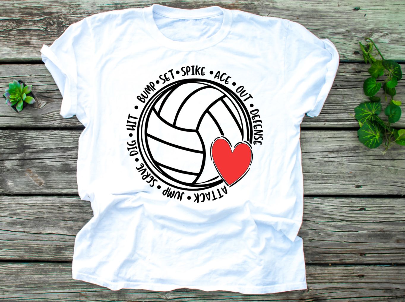 Bump, Set, Spike - Dri-Power Performance Adult Tshirt (Unisex)