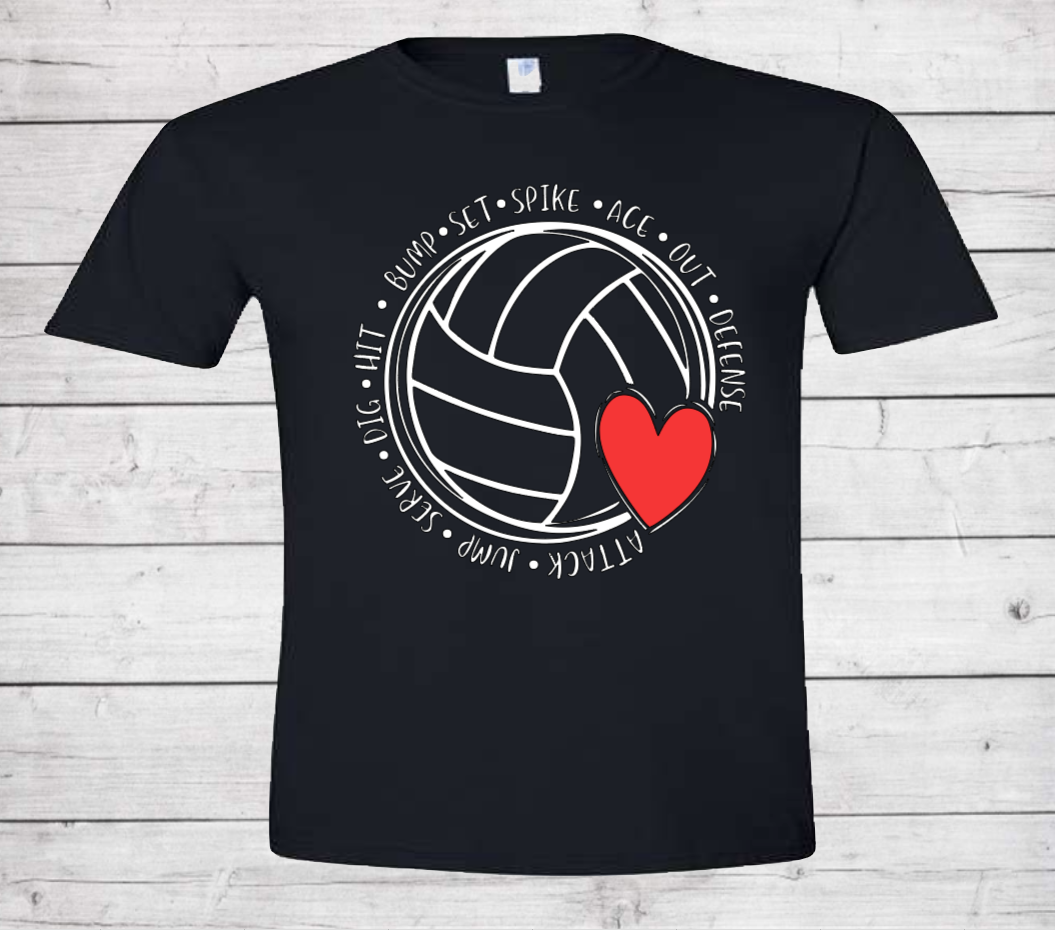 Bump, Set, Spike - Dri-Power Performance Adult Tshirt (Unisex)