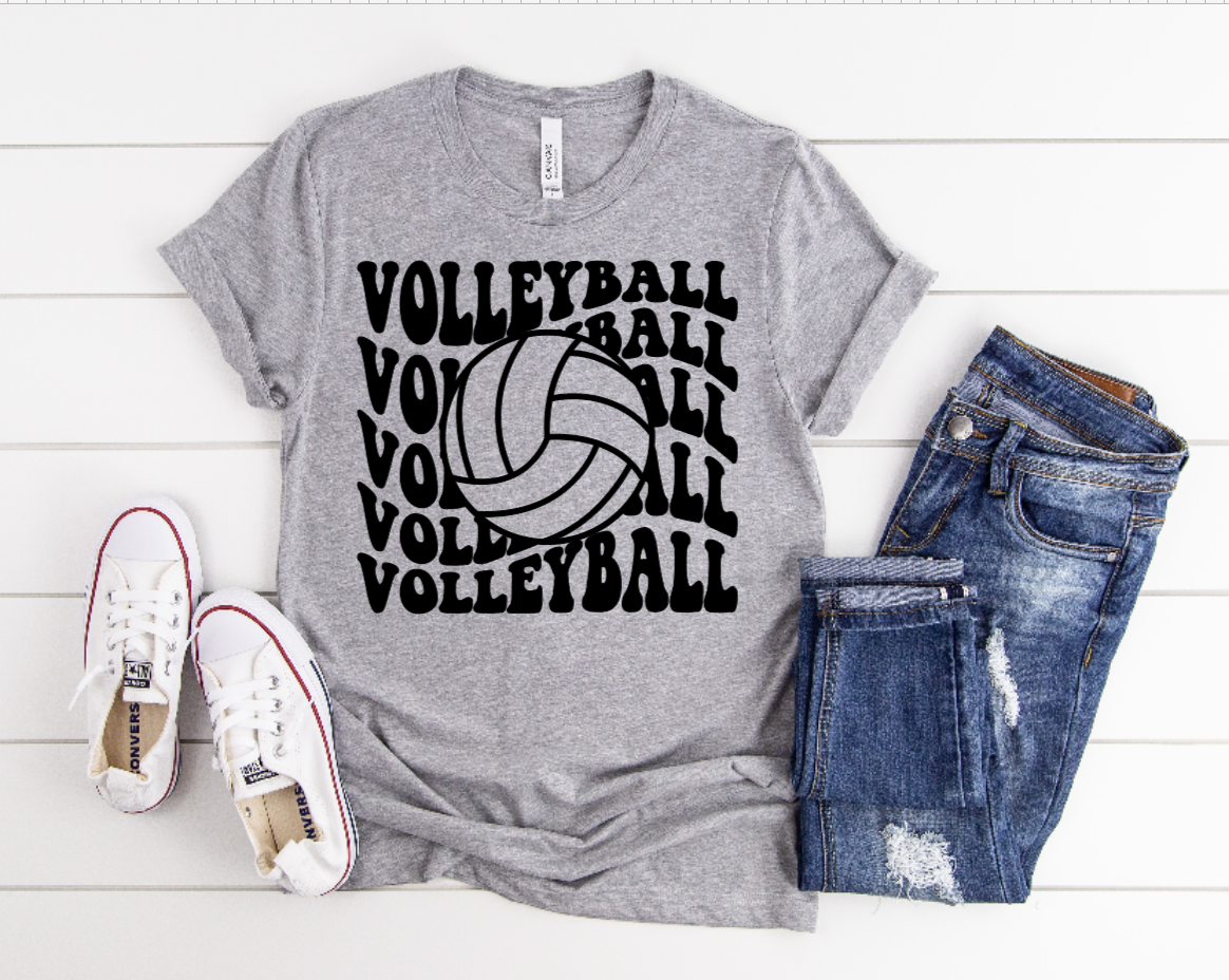 Volleyball - Cotton Adult Tshirt (Unisex)