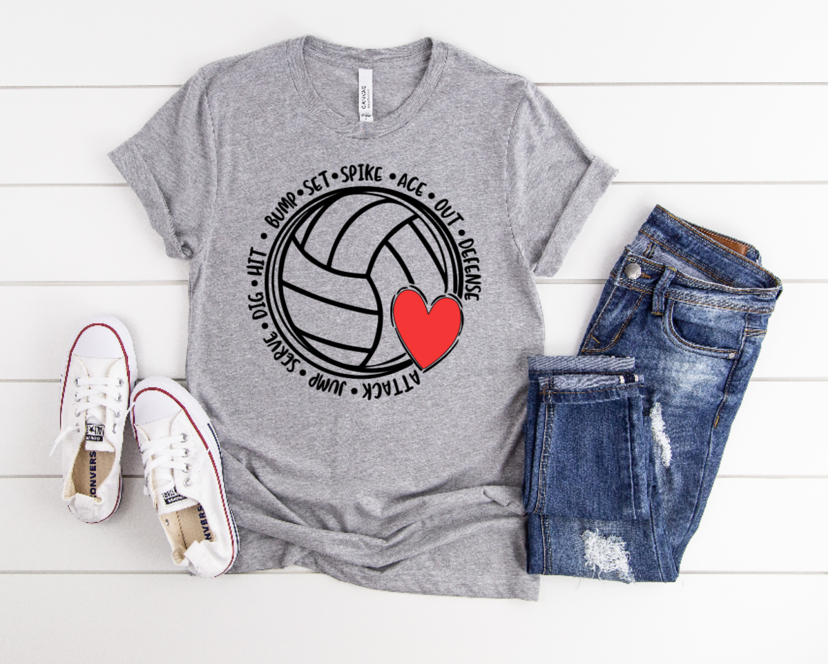 Bump, Set, Spike - Dri-Power Performance Adult Tshirt (Unisex)