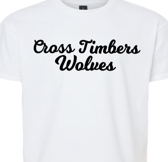 Cross Timbers Wolves - CTMS Spirit Wear Cotton T-shirt - Youth Unisex