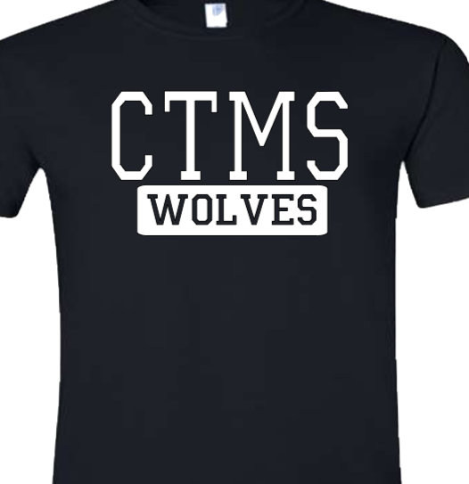 CTMS Wolves - CTMS Spirit Wear Cotton T-shirt - Youth Unisex