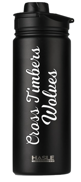 CTMS Water Bottle - Black Hasle Outfitters 22oz Water Bottle