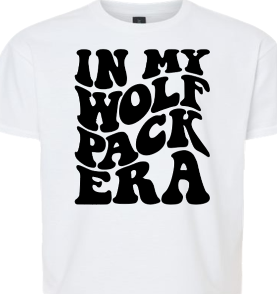 In My Wolf Pack Era - CTMS Spirit Wear Cotton T-shirt - Adult Unisex