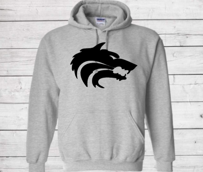 Wolf - CTMS Spirit Wear Hooded Sweatshirt - Adult Unisex