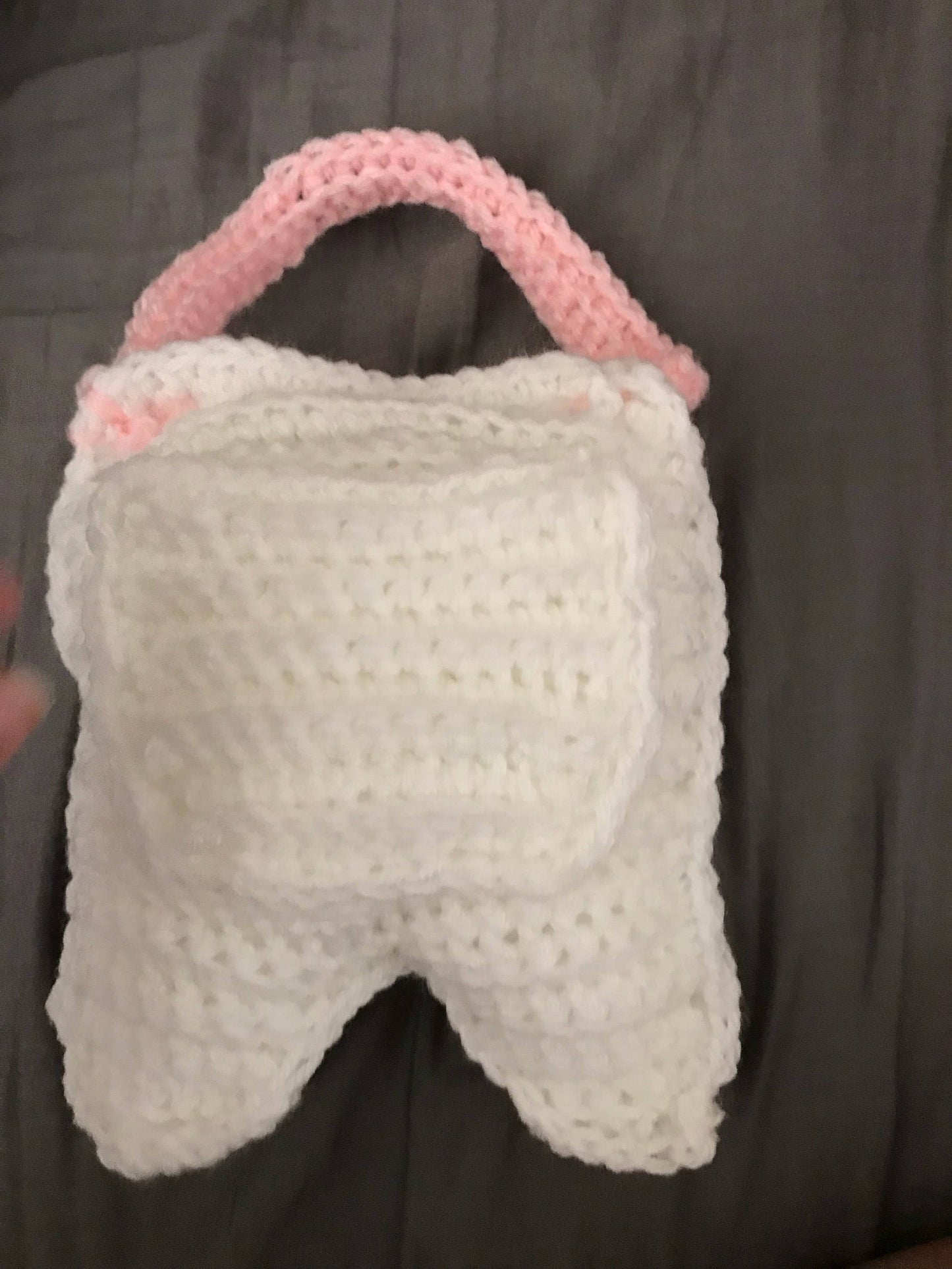 Crocheted Tooth Fairy Pillow